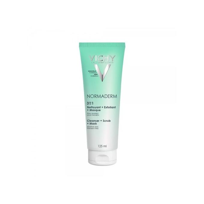 Vichy Normaderm Nettoyant Masque Peau Mixte à Grasse 125ml