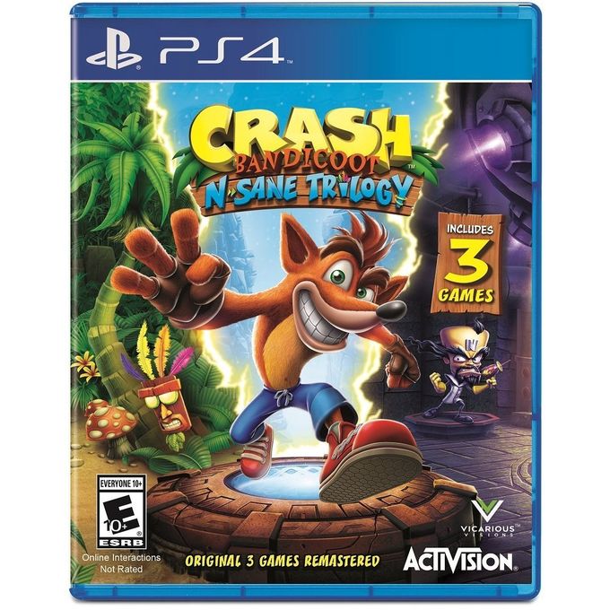 Crash Bandicoot N.Sane Trilogy PS4 – Prix Maroc