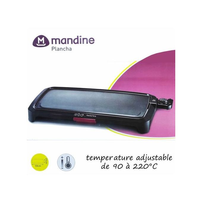 Mandine Plancha de cuisson électrique  2000w