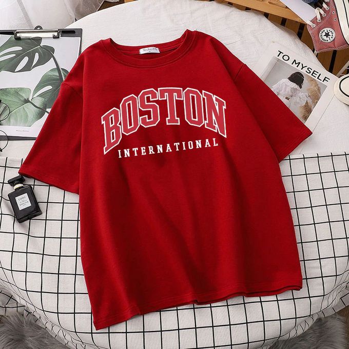 T shirt rouge pas cher outlet