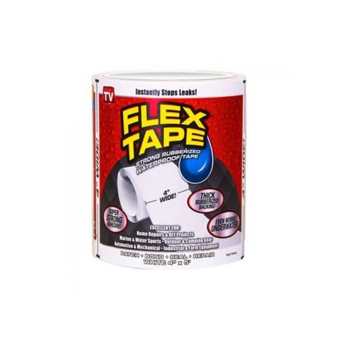 Flex Tape Scotch de réparation blanc Bande autocollante étanche caoutchouc  forte Anti-fuite à prix pas cher