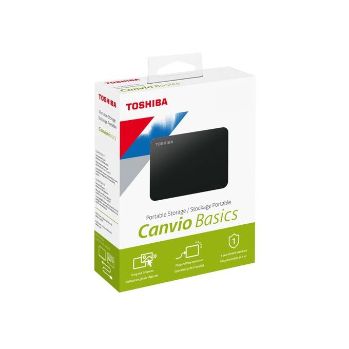 Toshiba HDD USB 3.0 CANVIO Basics 1TB Noir  