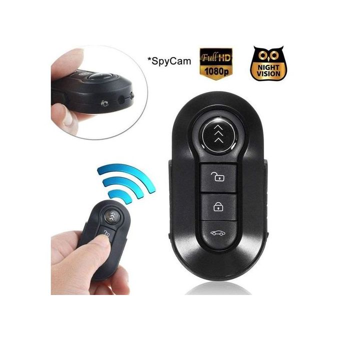 Port Clé De Voiture Caméra Espion  HD 1080P