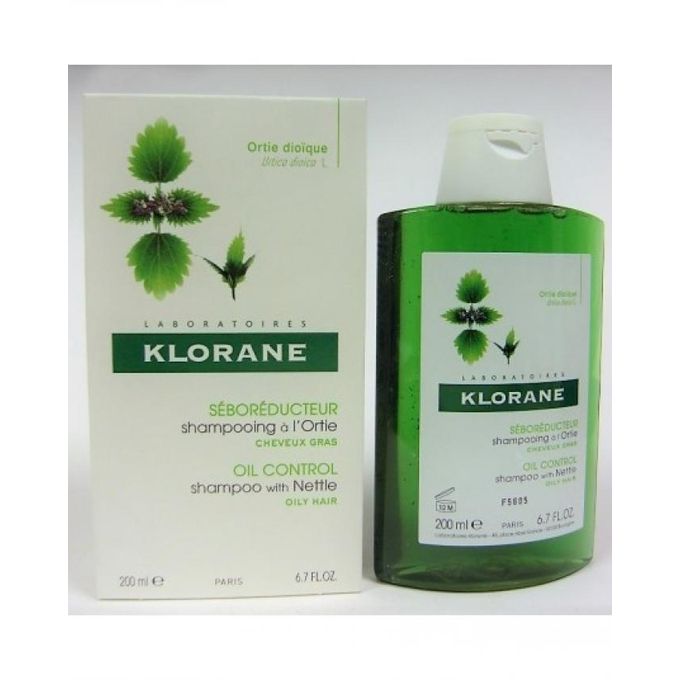 Klorane shampoing seboregulateur a l'extrait d'ortie pour cheveux gras
