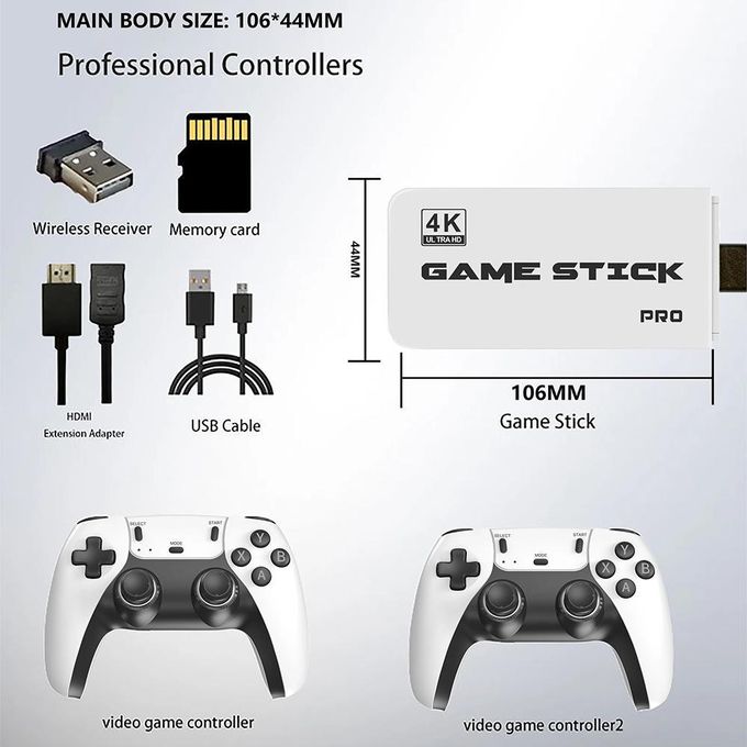 Generic Console de jeu vidéo rétro sans fil, plus de 30 000