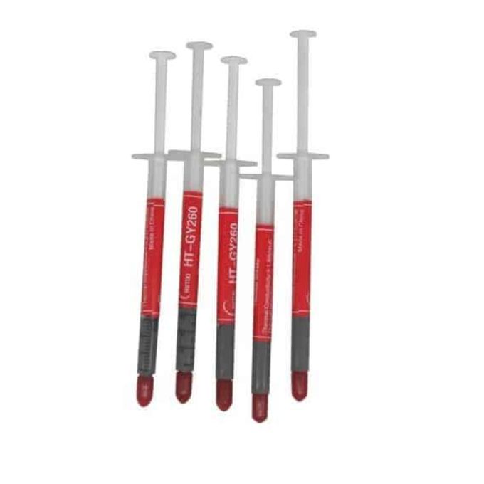 Lot de 5 Pâtes thermiques de refroidissements HT-GY260