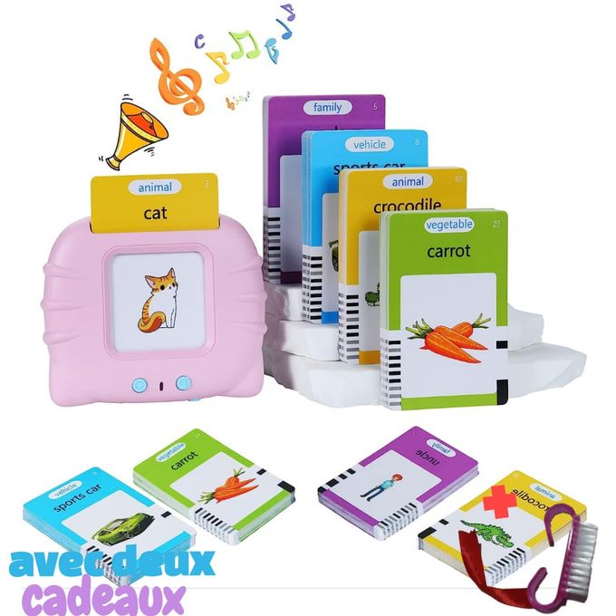 Wholesale Carte éducative pour les enfants de 2 à 4 ans, apprentissage de  mots anglais, flash/cognitif, machine pour éducation de la petite enfance  From m.alibaba.com