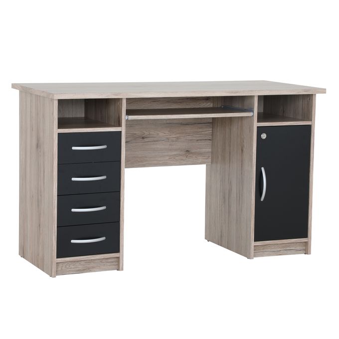 Kitea Bureau WALLIS - Chêne / Beige Clair