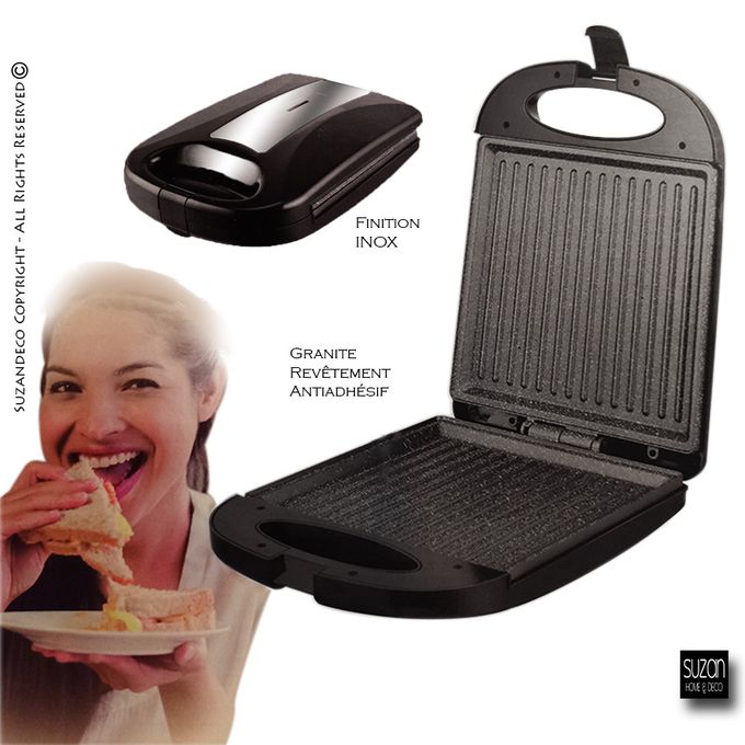 Kenz FAMEUX PANINI Sandwich Maker-Grill -Toast  Revêt