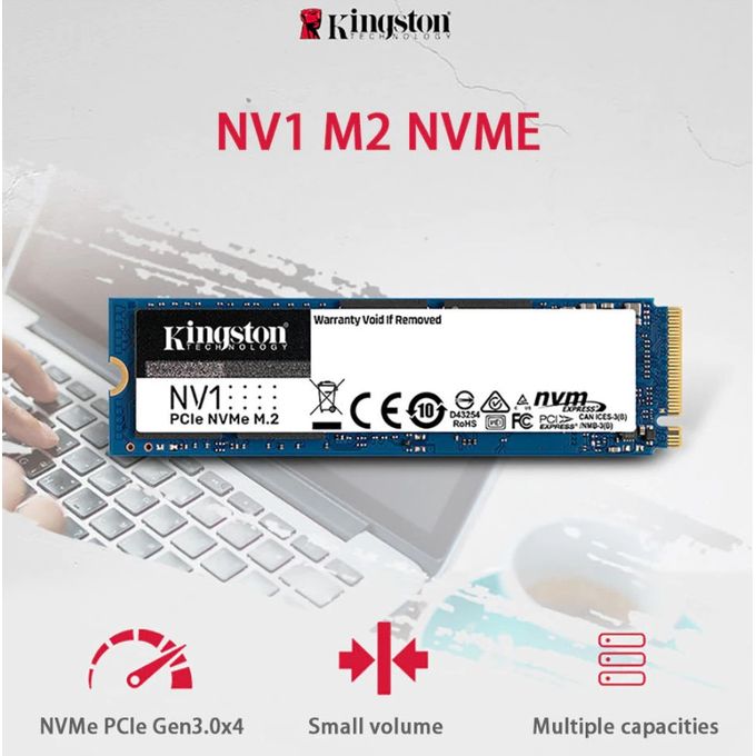 Kingston Disque dur interne pour ordinateur portable SSD NVMe PCIe, M.2 2280, capacité 250G