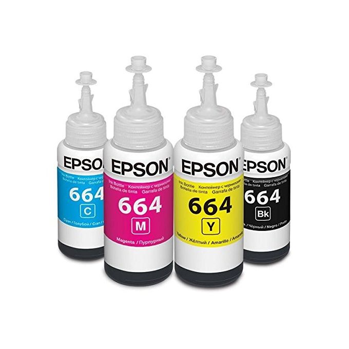 Epson T6641 Noir - Bouteille d'encre original -  Maroc