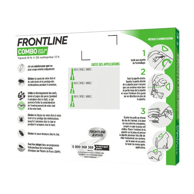 Frontline Combo Chat Protection Anti Puces Et Anti Tiques Complete Pour Votre Chat A Prix Pas Cher Jumia Maroc