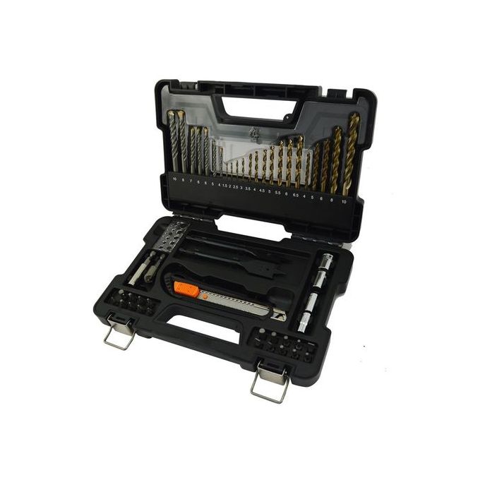 Leroy Merlin Coffret De 52 Forets Assortis Pour Bois Metal Beton