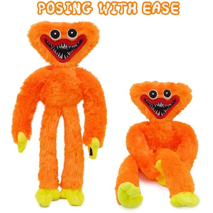 Generic Huggy Wuggy Peluche,Orange Poppy Jeu d'horreur Poppy Playtime  Peluche