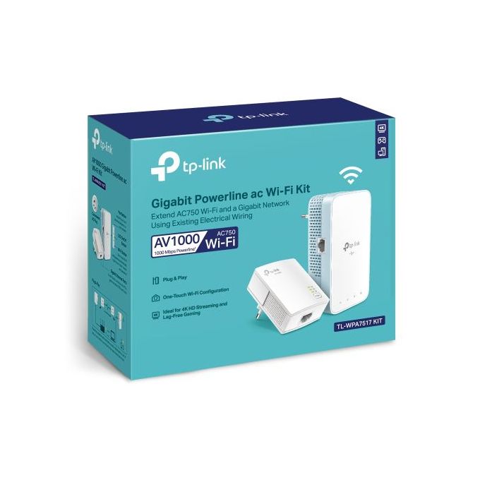 TP-Link PG1200 KIT Adaptateur réseau CPL 607 Mbit/s Ethernet/LAN Blanc 2  pièce(s) (PG1200 KIT) prix Maroc