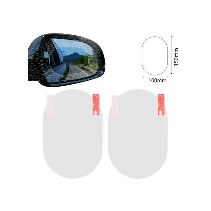 Generic 2 pcs Anti Brouillard Voiture Miroir Transparent Anti-éblouissement  Rétroviseur à prix pas cher