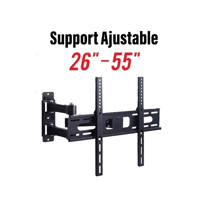 Generic Support Tv Mural Pivotant Rotatif 26 à 55° ( sans