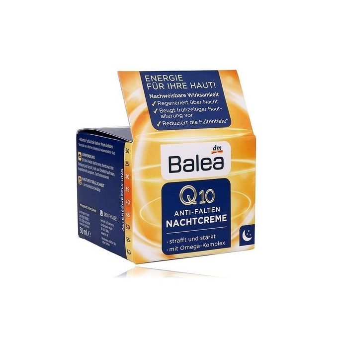 Dm Crème de nuit anti-rides Q10, Avec Omega Complex , 50 ml dm Balea
