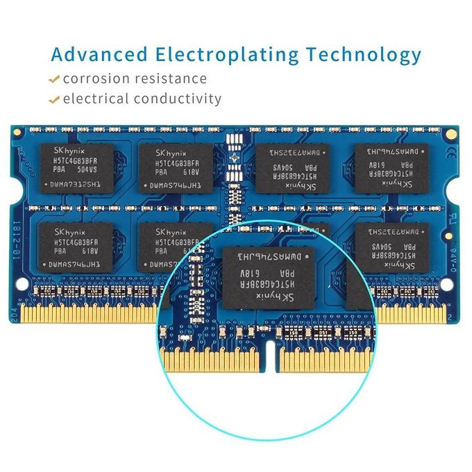 Generic Mémoire RAM DDR3 8GB 1600MHz pour PC portable à