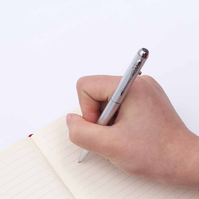 Stylo A Encre Bille Invisible Magique Uv Lumière Secret Espion Fourniture Bureau 