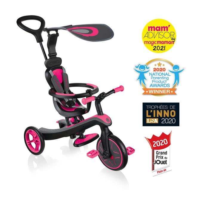 Tricycle SMOBY Draisienne Fille - 452052 Pas Cher 