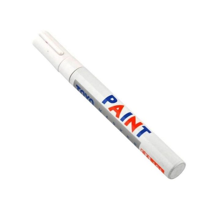 Feutre pneu, stylo peinture blanc - 5 ml