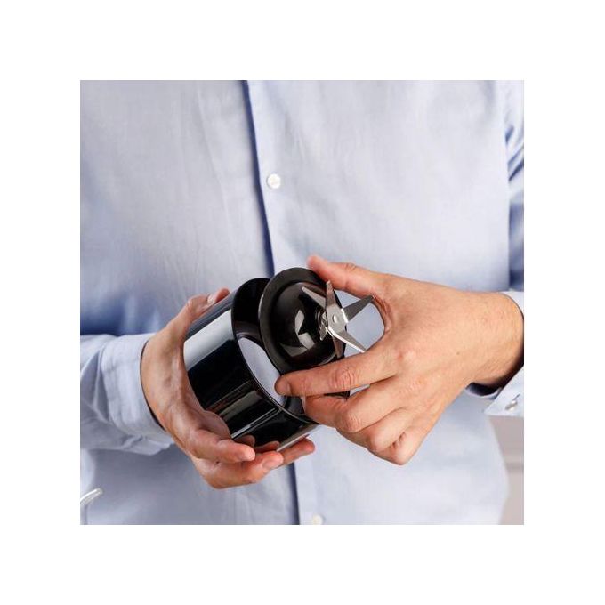 Taurus - Batidora de Vaso Potente Prior Inox 1500W | 2 Velocidades TURBO | Jarra Cristal 2L | Cuchillas 6 Filos | Acero Inoxidable | Base Antideslizante | BPA Free