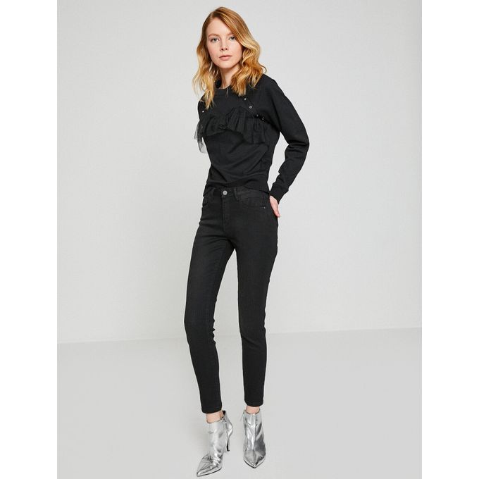 Koton Pantalon Femme - Noir