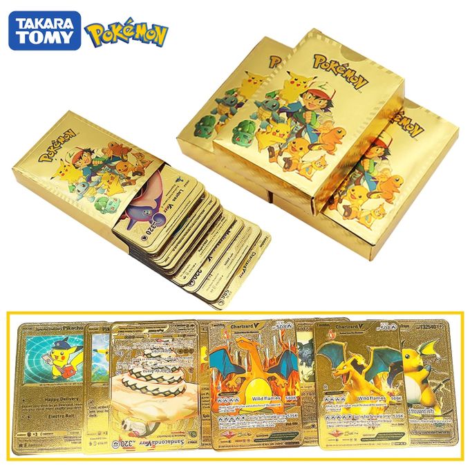 Generic carte Pokémon Gold Pack; de 50 Cartes à prix pas cher