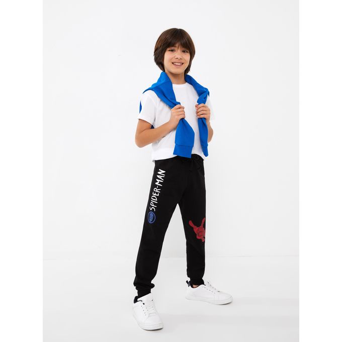 Lc Waikiki Pantalon de jogging garçon imprimé Spiderman avec taille élastique