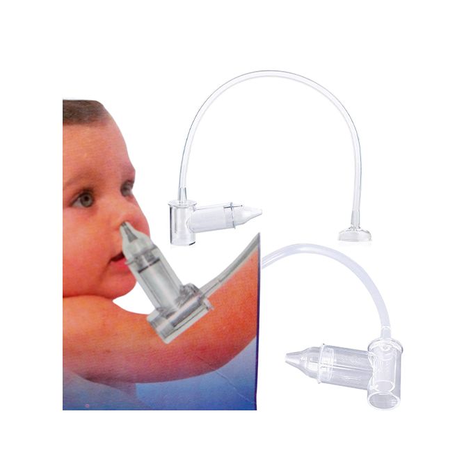 aspirateur nasal avec tube ,mouche bébé pour soulager le rhume et soigner  le nez bouché