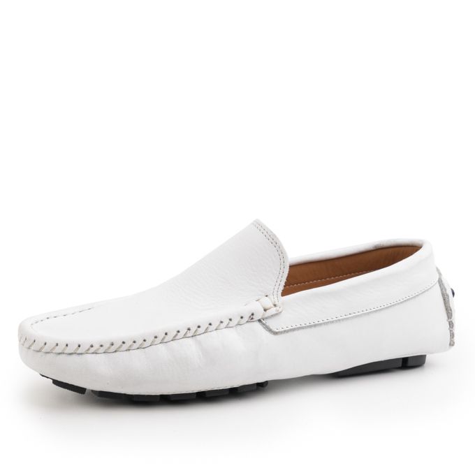 D'Urbano Mocassins Classiques D'Urbano en cuir - Blanc.