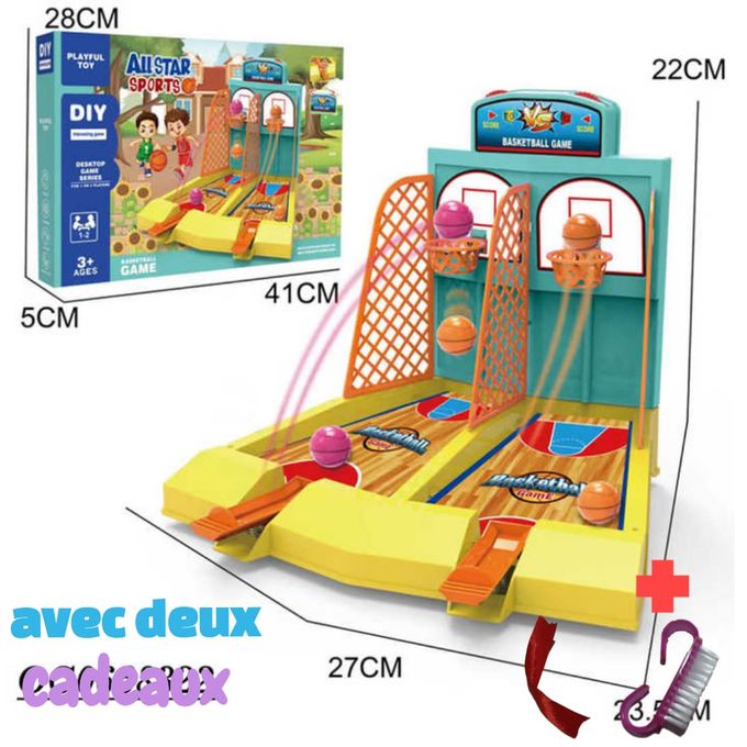 Jeu de tir de terrain de basket pour enfants, machine de tir de basket-ball  pour