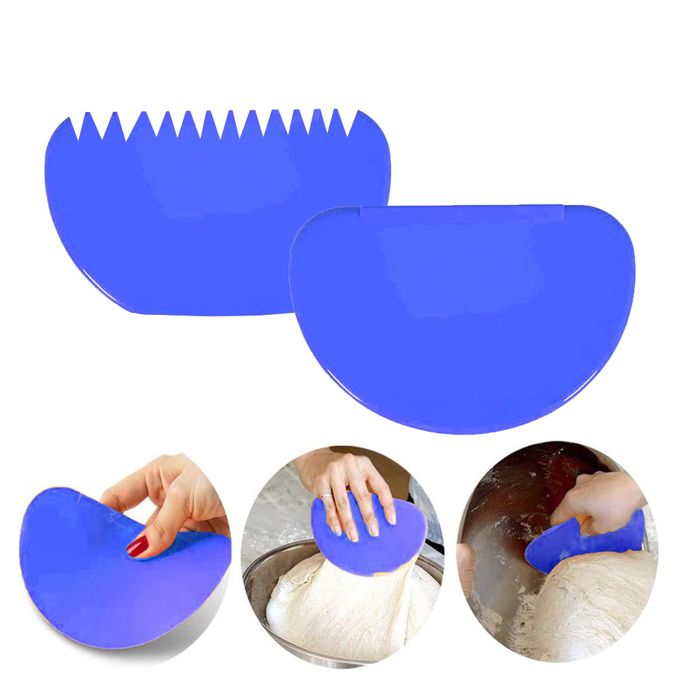 1 pc - Coupe-pâte à gâteau, spatule pour crème à gâteau, grattoir,  coupe-pâte, racloir, dents irrégulières, b - Cdiscount Maison