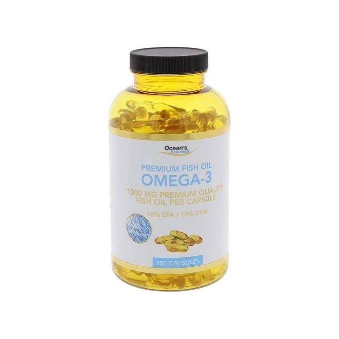 Ocean's Essentials Huile de poisson premium 300 capsules Pilule d