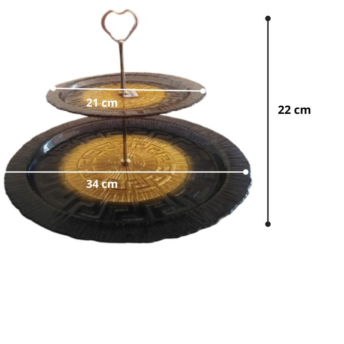 Présentoir Acrylique 3 Étages 40cm - Pour Biscuits, Bijoux, Cosmétiques Ou Jouets