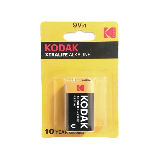 Kodak Lot 2 Piles 9 Volts - Super Ultra Résistant - 6F22 à prix pas cher