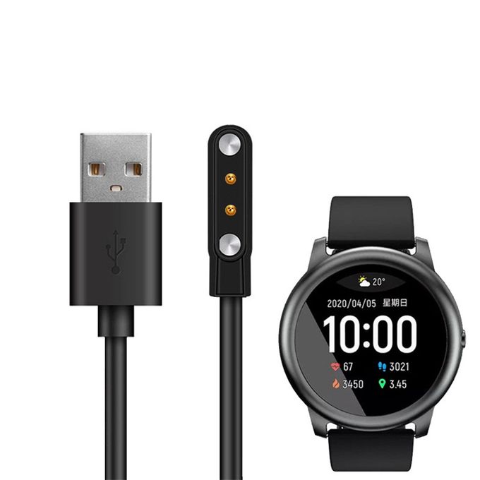 Câble de Chargeur Compatible SW022 AGPTEK LW11 Ticwatch GTX/CXB01/Imlab  kw66, Câble de Charge Montre Connectée USB, IP68 Waterproof Charger Adapter  Cord, Câble de Recharge Magnétique[2 Pièces]