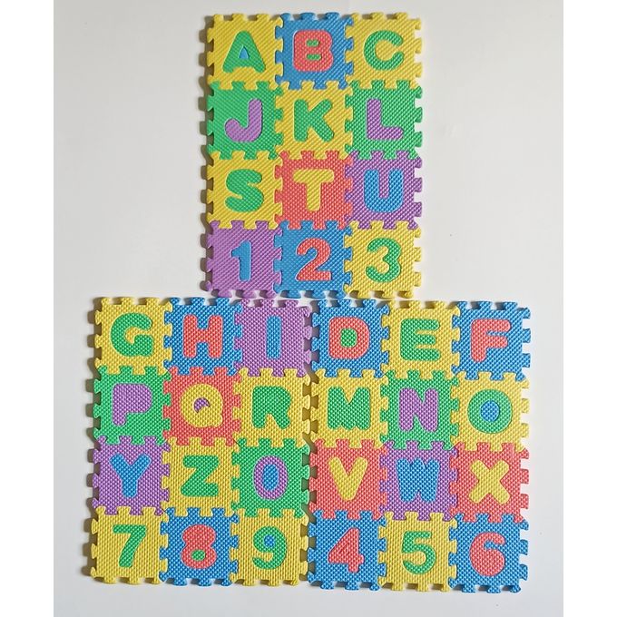 Generic 36 Pieces Puzzle Chiffre Alphabet Lettres Tapis Enfant Jouet Educatif A Prix Pas Cher Jumia Maroc