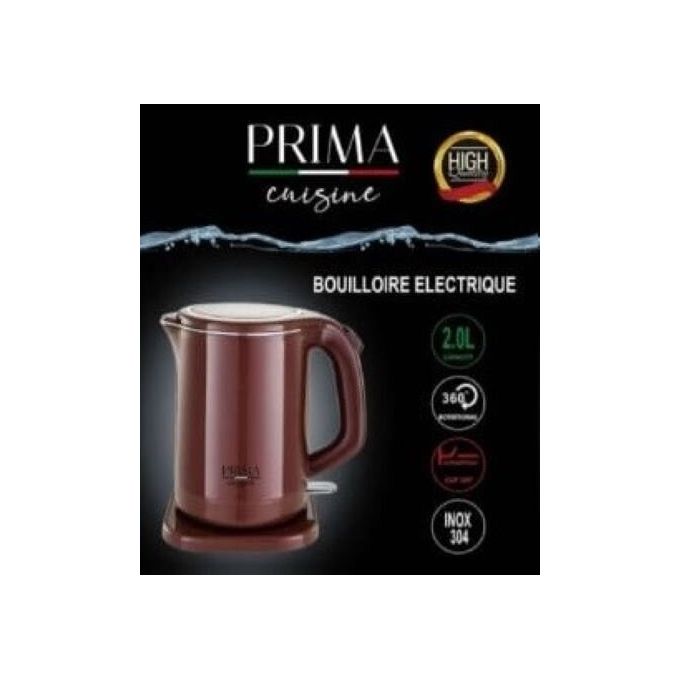 Prima Bouilloire Electrique 1,8l / 1500w Noir à prix pas cher