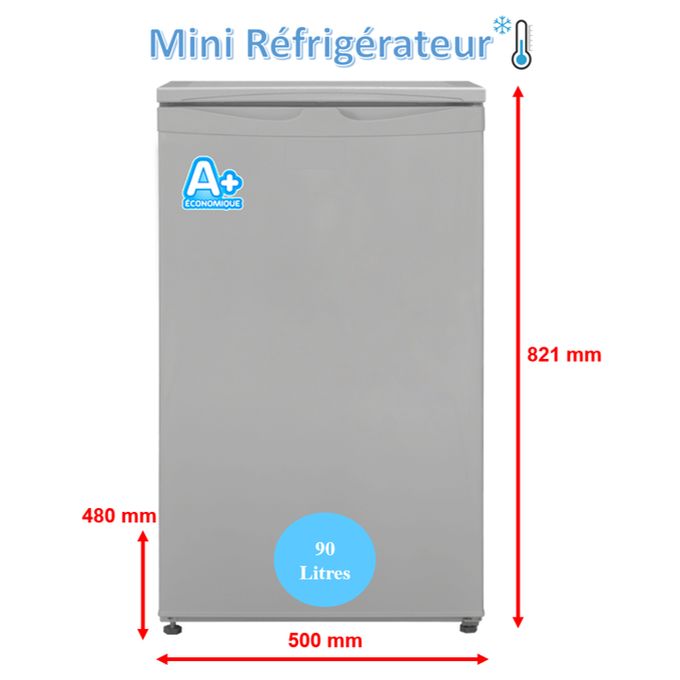 Generic Mini réfrigérateur, Mini Bar 90 litres multi usages avec mini frigo  à prix pas cher