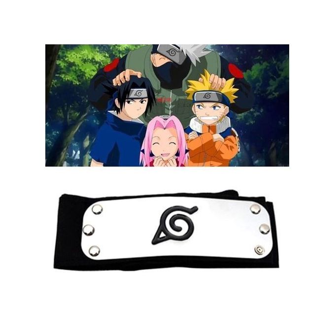 Bandeau De Ninja Avec Écusson Konoha Et Anti Konoha + Bague Akatsuki  (Itachi) Bandeau Naruto Itachi