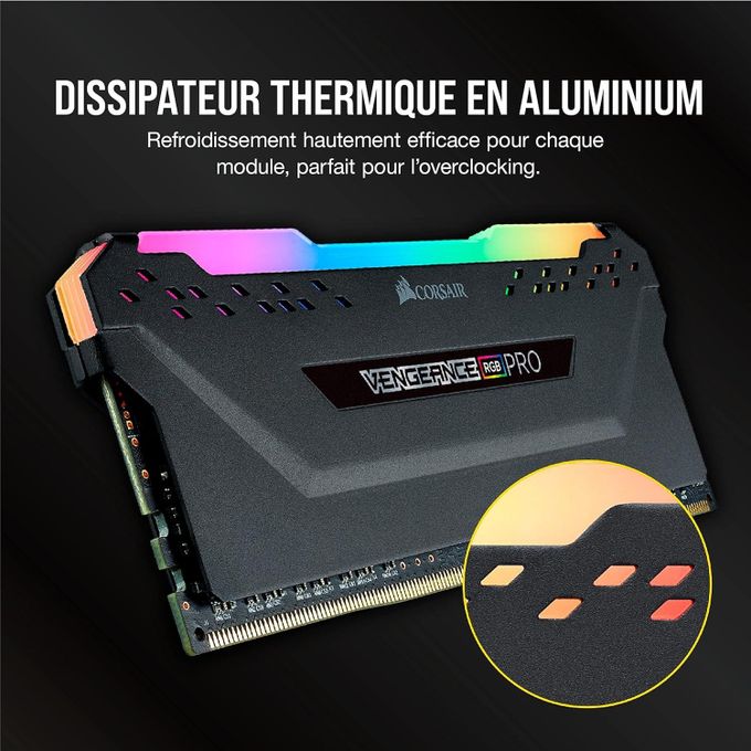 Corsair Vengeance RGB Pro SL DDR4 3200 PC4-25600 32 Go 2x16 Go CL 16
