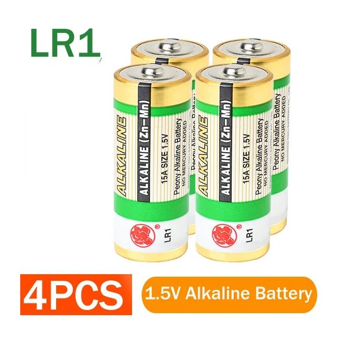 Peony 4 Piles LR1 1.5v N Poeny ALkaline Battery LR1 PB2 MN9100 E90