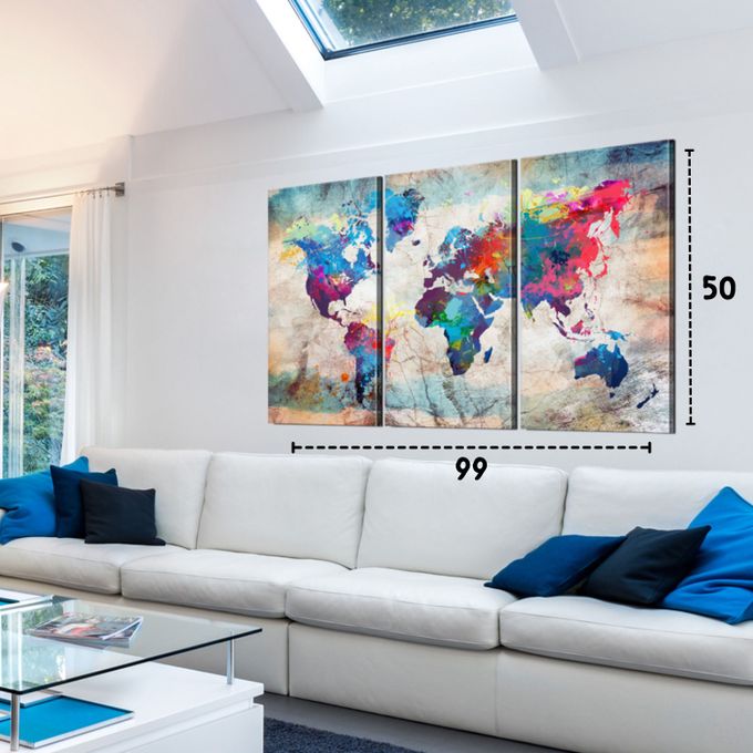 Generic Tableau Decoration HD Modern Mural Tableaux Decoratifs 99 x 50 -  Multicolor à prix pas cher