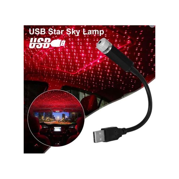 Generic Lampe USB rotatif 360 */ /* Projecteur pour voiture Laser à modes  réglables à prix pas cher