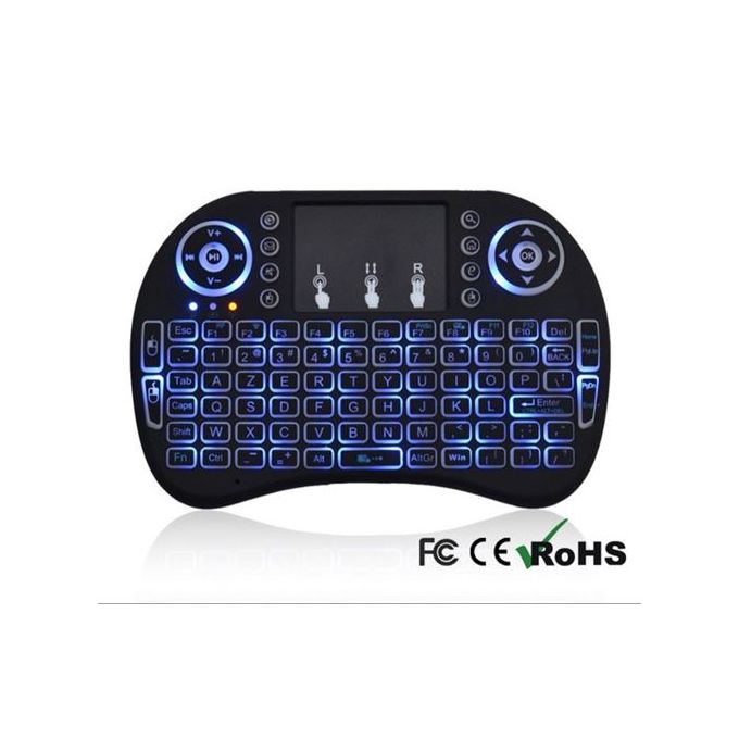 Wireless Mini Clavier Multimédia Sans Fil Rétroéclairé MFT-245