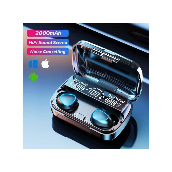 TWS Écouteurs sans fil Bluetooth M10 TWS V5.1 9D stéréo
