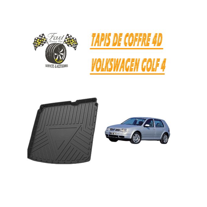 Tapis de coffre - revêtement de coffre personnalisé pour Volkswagen Golf 4  - VW - IV - | bol