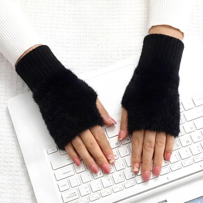 Gants D'hiver Tactiles Pour Femme - Doublure Polaire - Tricot - Ski, Course, Promenade - Plusieurs Couleurs